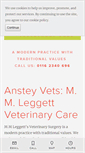 Mobile Screenshot of ansteyvets.com